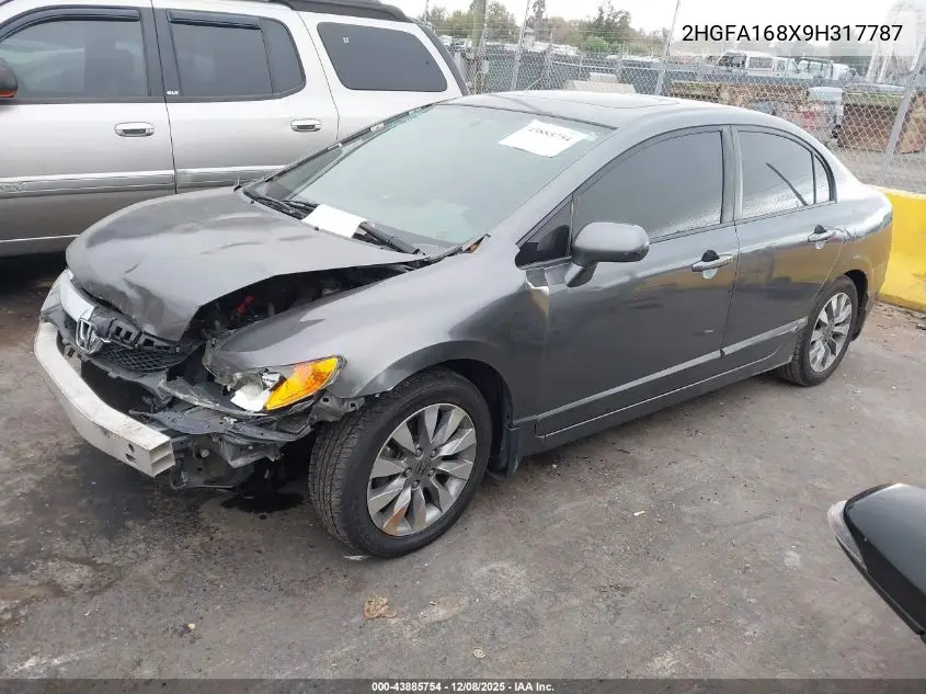 2HGFA168X9H317787 2009 Honda Civic Ex