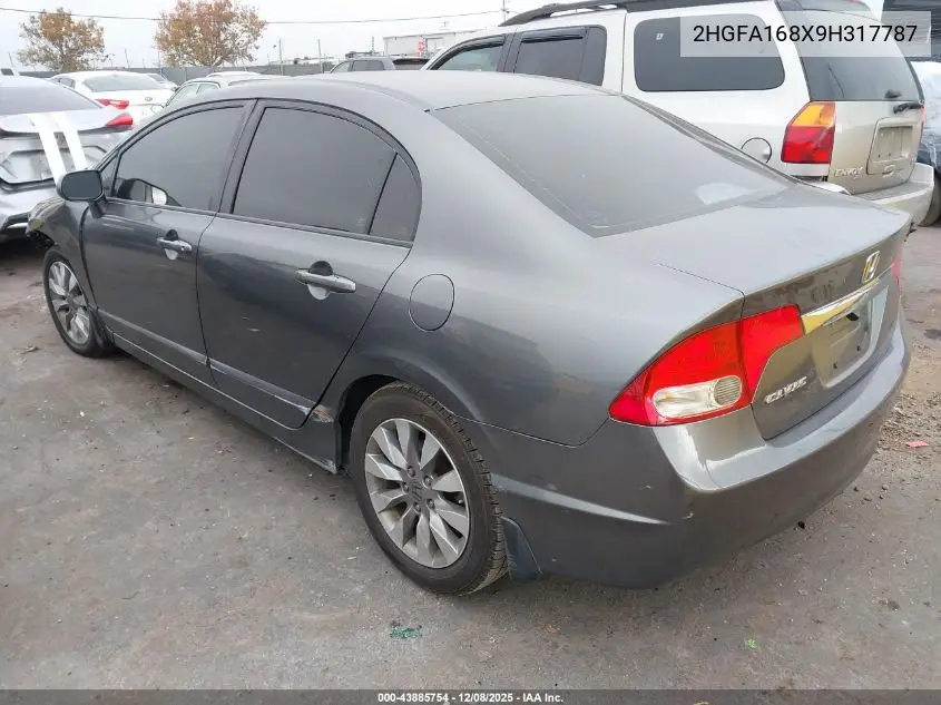 2HGFA168X9H317787 2009 Honda Civic Ex
