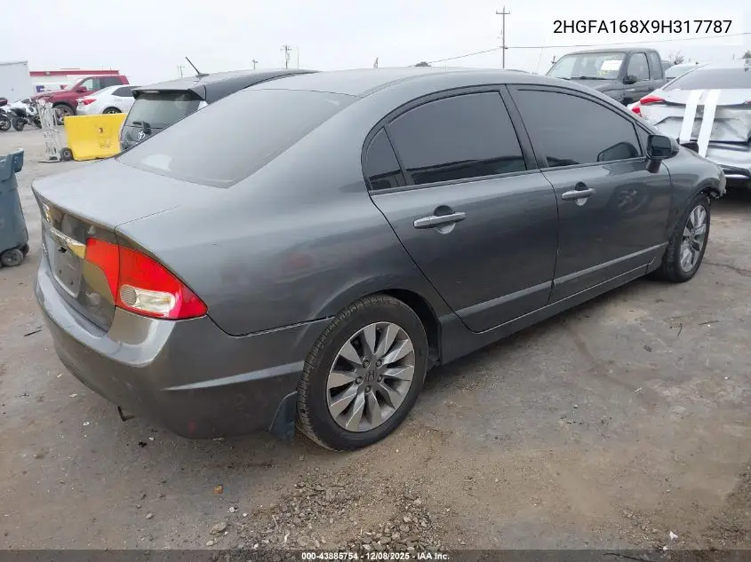 2HGFA168X9H317787 2009 Honda Civic Ex