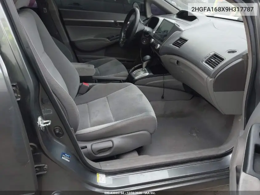 2HGFA168X9H317787 2009 Honda Civic Ex
