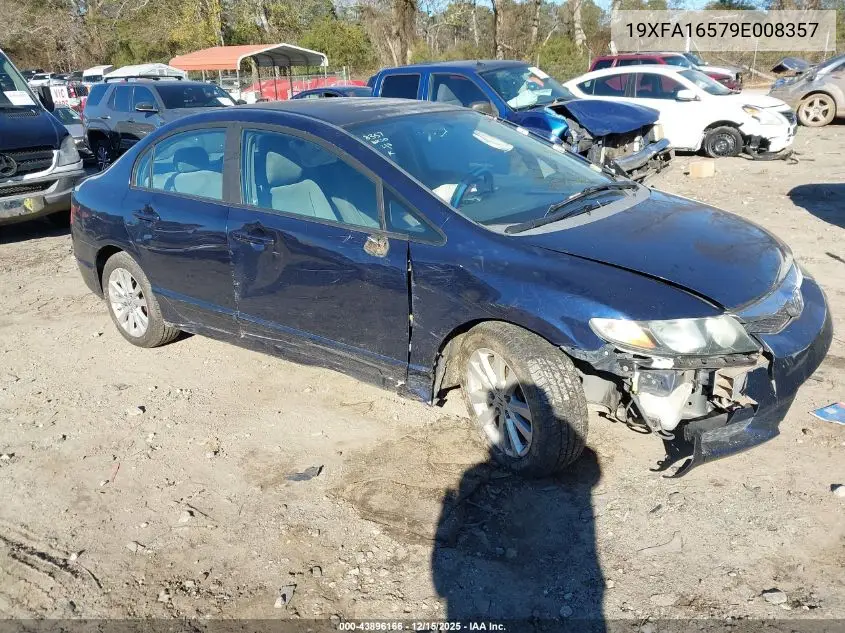 19XFA16579E008357 2009 Honda Civic Lx