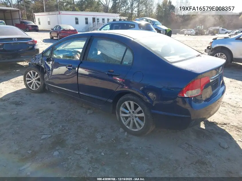 19XFA16579E008357 2009 Honda Civic Lx