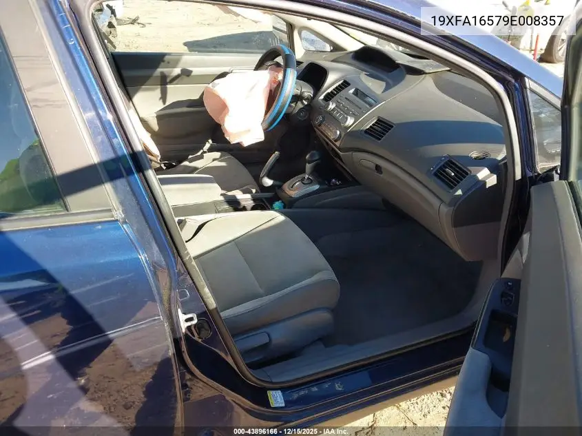 19XFA16579E008357 2009 Honda Civic Lx