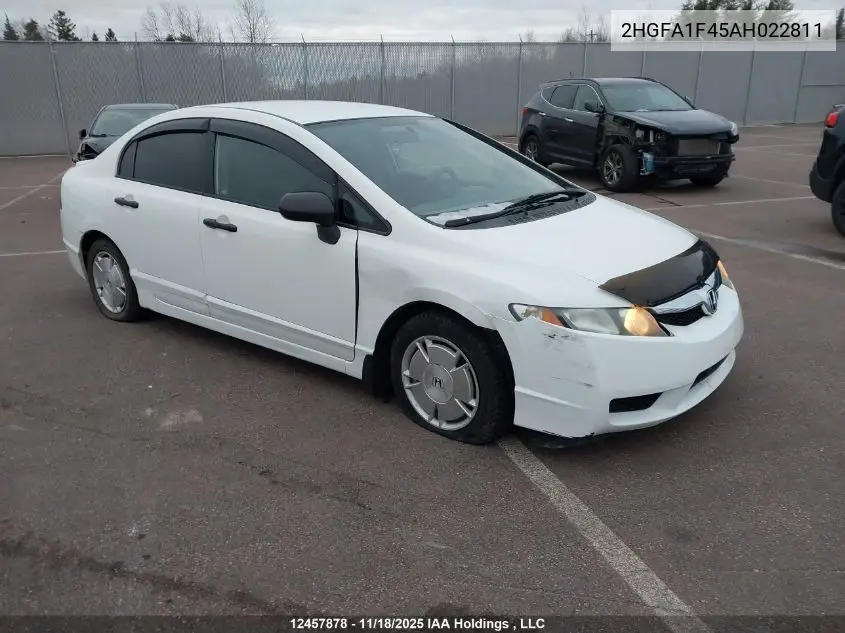 2HGFA1F45AH022811 2010 Honda Civic