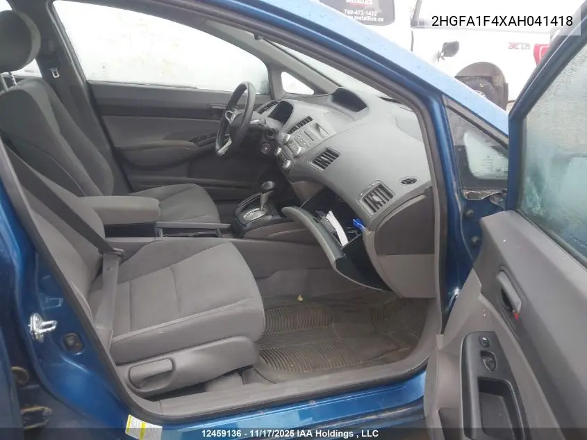2HGFA1F4XAH041418 2010 Honda Civic Dx-G