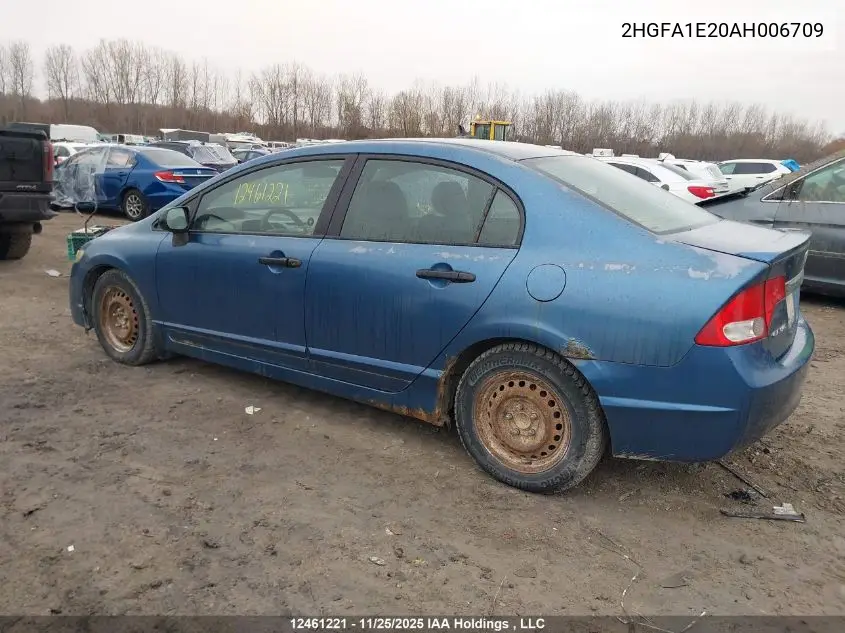 2HGFA1E20AH006709 2010 Honda Civic