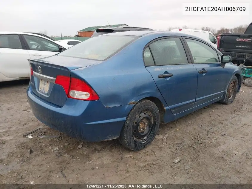 2HGFA1E20AH006709 2010 Honda Civic