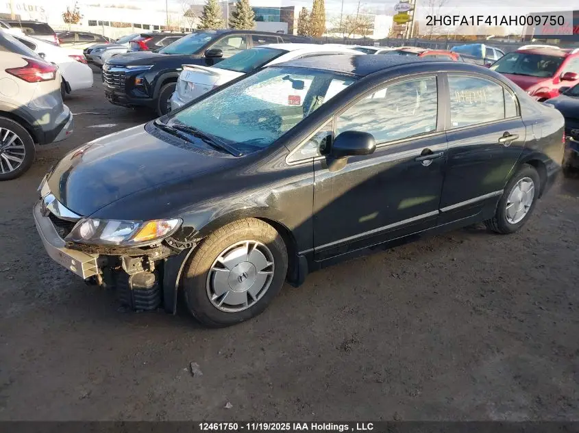 2HGFA1F41AH009750 2010 Honda Civic Dx-G