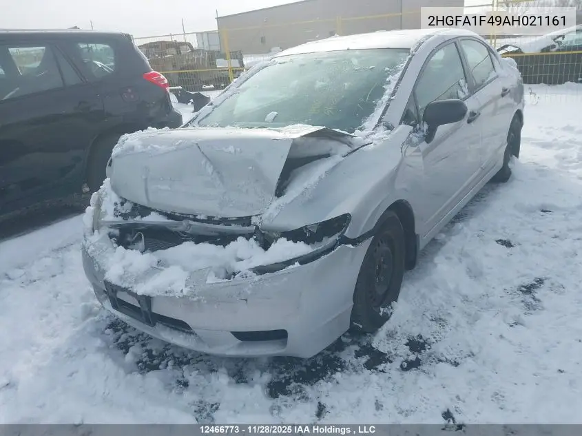 2HGFA1F49AH021161 2010 Honda Civic Dx-G