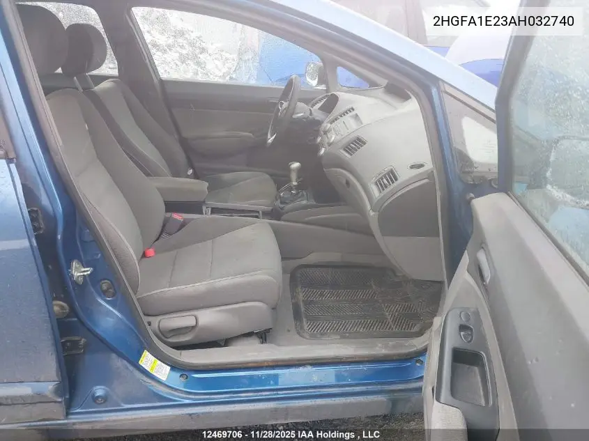 2HGFA1E23AH032740 2010 Honda Civic Dx