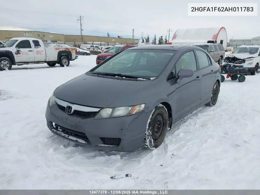 2HGFA1F62AH011783 2010 Honda Civic Sport