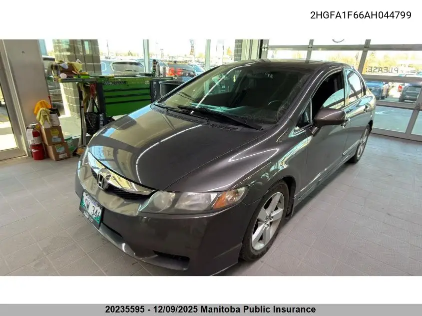 2HGFA1F66AH044799 2010 Honda Civic Lx