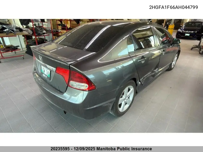 2HGFA1F66AH044799 2010 Honda Civic Lx