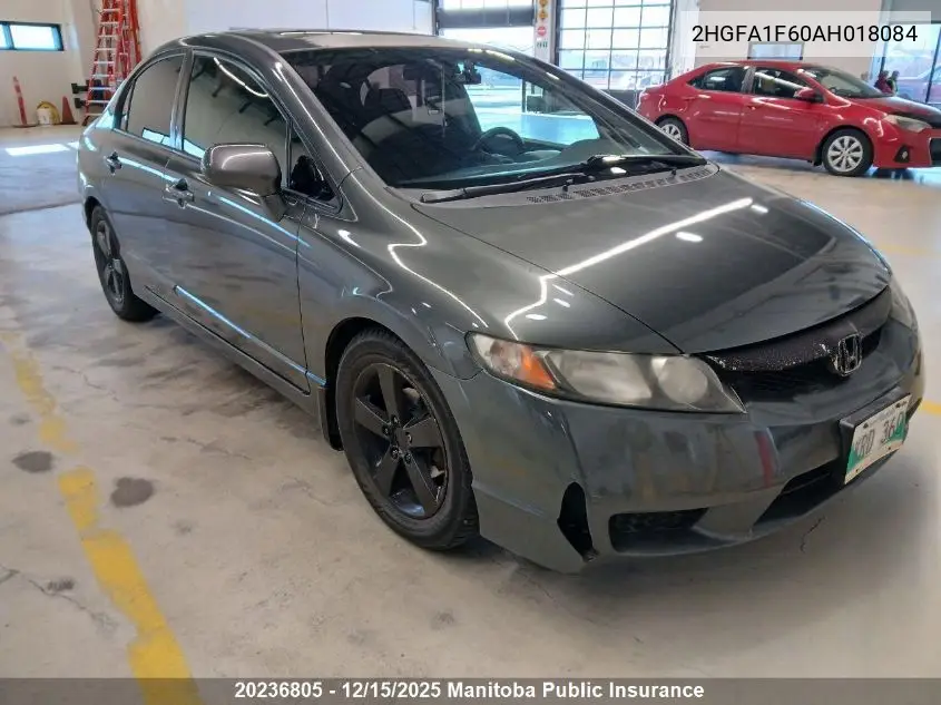 2HGFA1F60AH018084 2010 Honda Civic Lx