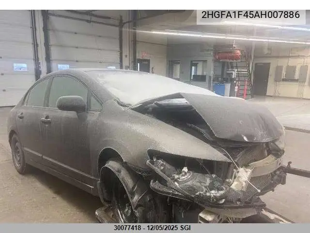2HGFA1F45AH007886 2010 Honda Civic Dx-G