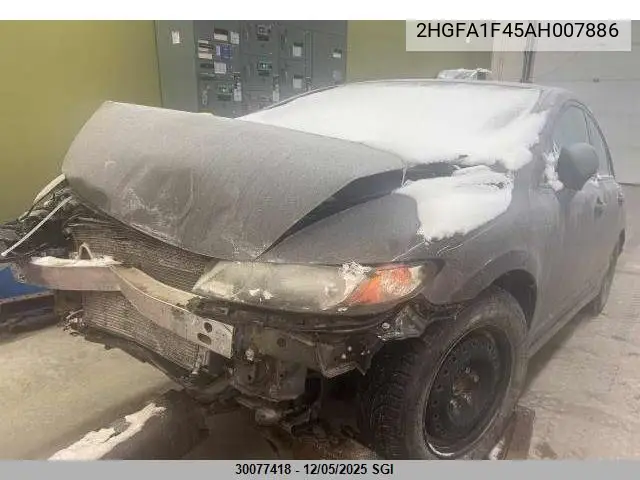 2HGFA1F45AH007886 2010 Honda Civic Dx-G