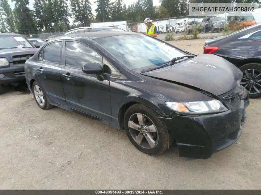 2HGFA1F67AH508862 2010 Honda Civic Lx-S