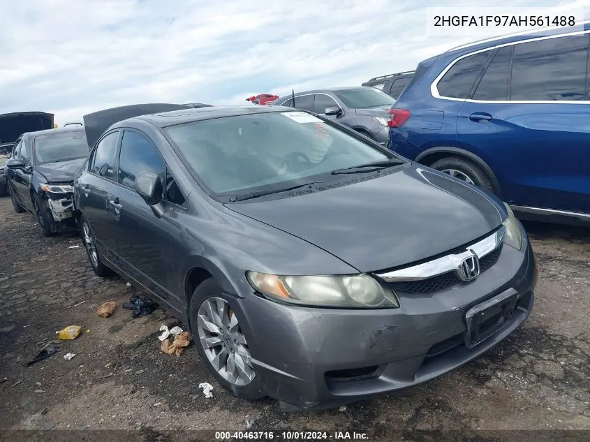 2HGFA1F97AH561488 2010 Honda Civic Ex-L