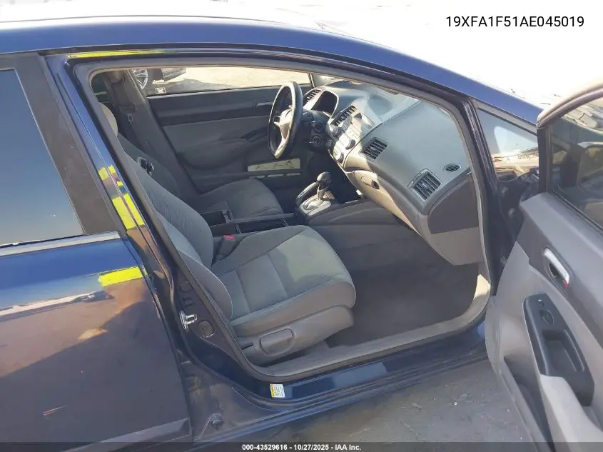19XFA1F51AE045019 2010 Honda Civic Lx