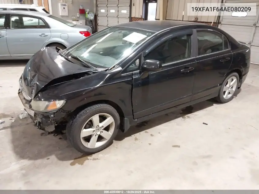 19XFA1F64AE080209 2010 Honda Civic Lx-S
