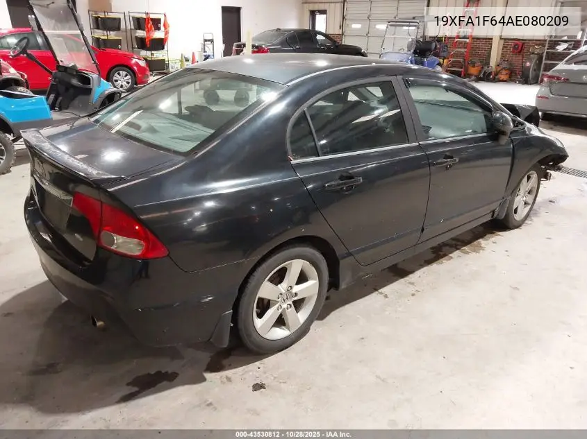 19XFA1F64AE080209 2010 Honda Civic Lx-S