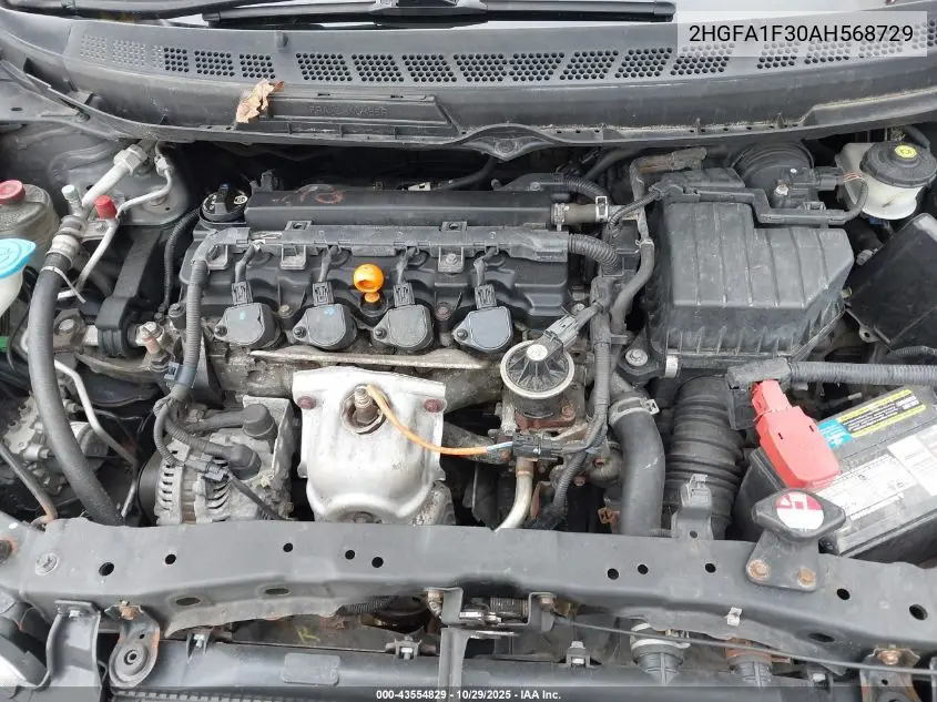 2HGFA1F30AH568729 2010 Honda Civic Vp