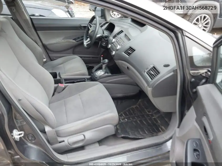 2HGFA1F30AH568729 2010 Honda Civic Vp