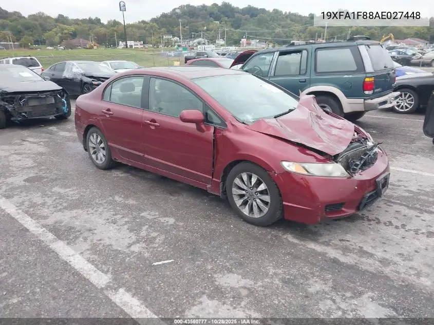 19XFA1F88AE027448 2010 Honda Civic Ex