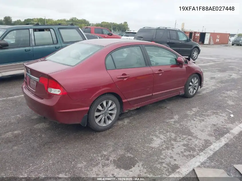 19XFA1F88AE027448 2010 Honda Civic Ex