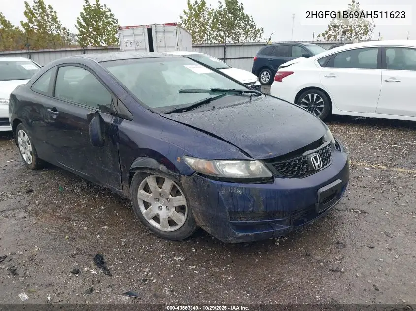 2HGFG1B69AH511623 2010 Honda Civic Lx