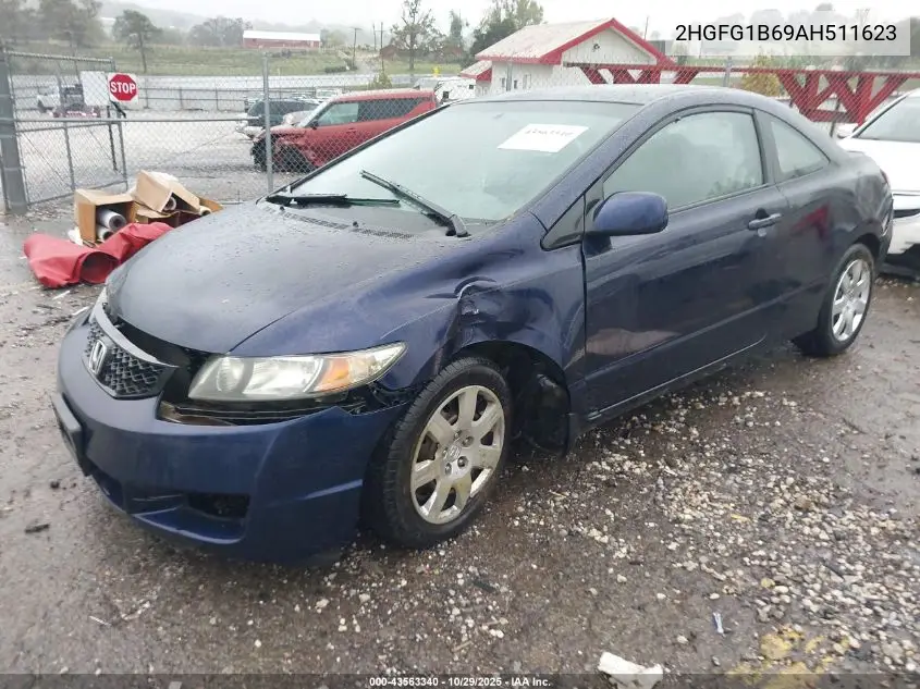 2HGFG1B69AH511623 2010 Honda Civic Lx