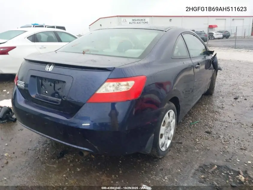 2HGFG1B69AH511623 2010 Honda Civic Lx