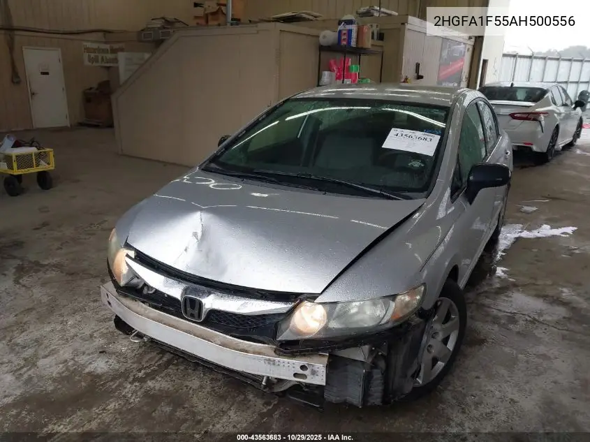 2HGFA1F55AH500556 2010 Honda Civic Lx
