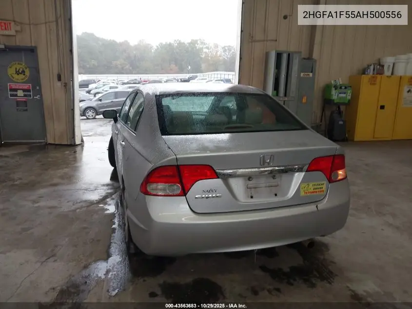 2HGFA1F55AH500556 2010 Honda Civic Lx