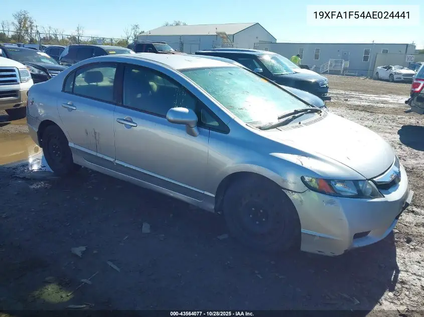 19XFA1F54AE024441 2010 Honda Civic Lx