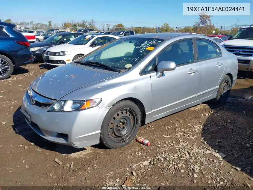 19XFA1F54AE024441 2010 Honda Civic Lx