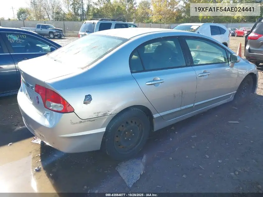 19XFA1F54AE024441 2010 Honda Civic Lx