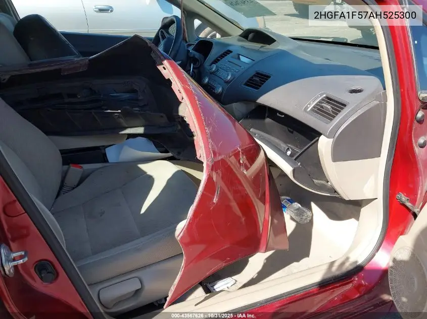 2HGFA1F57AH525300 2010 Honda Civic Lx