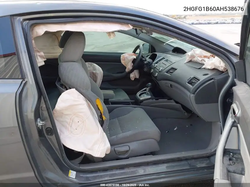 2HGFG1B60AH538676 2010 Honda Civic Lx