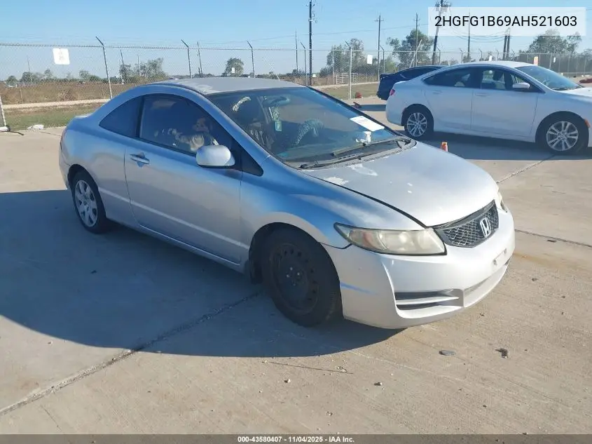 2HGFG1B69AH521603 2010 Honda Civic Lx