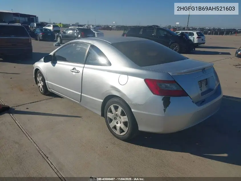 2HGFG1B69AH521603 2010 Honda Civic Lx