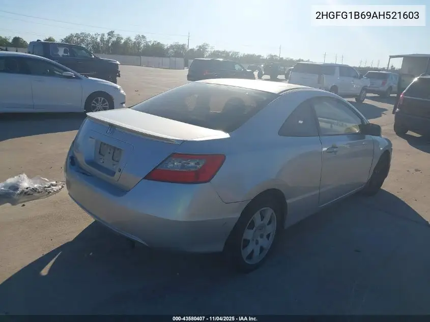 2HGFG1B69AH521603 2010 Honda Civic Lx