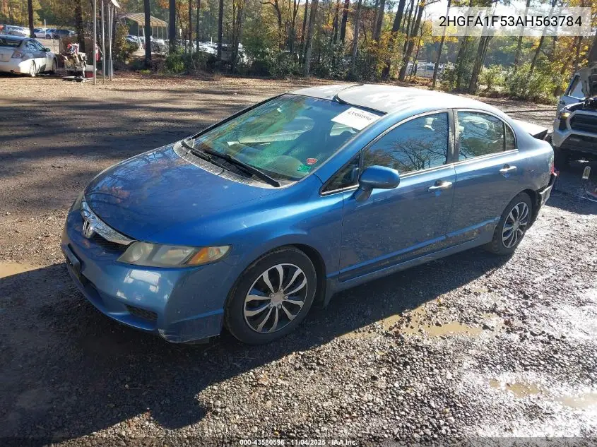 2HGFA1F53AH563784 2010 Honda Civic Lx