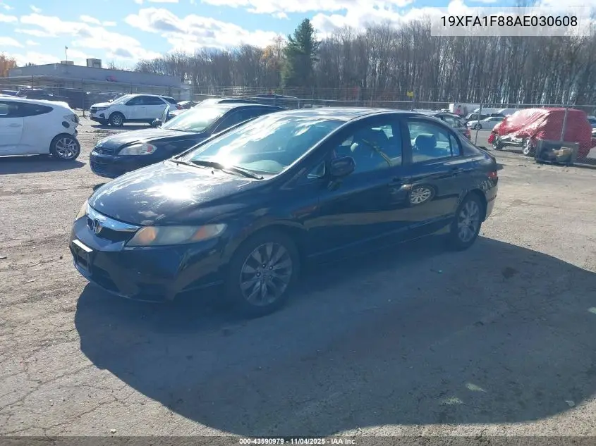 19XFA1F88AE030608 2010 Honda Civic Ex