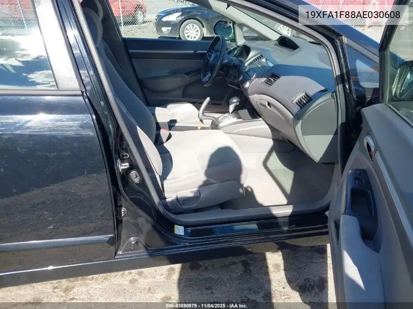 19XFA1F88AE030608 2010 Honda Civic Ex