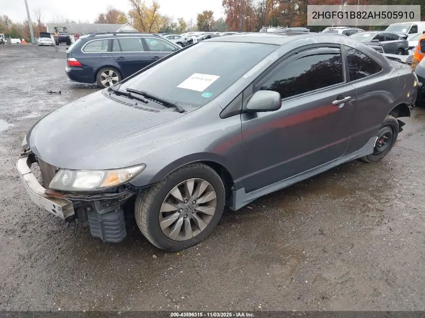 2HGFG1B82AH505910 2010 Honda Civic Ex