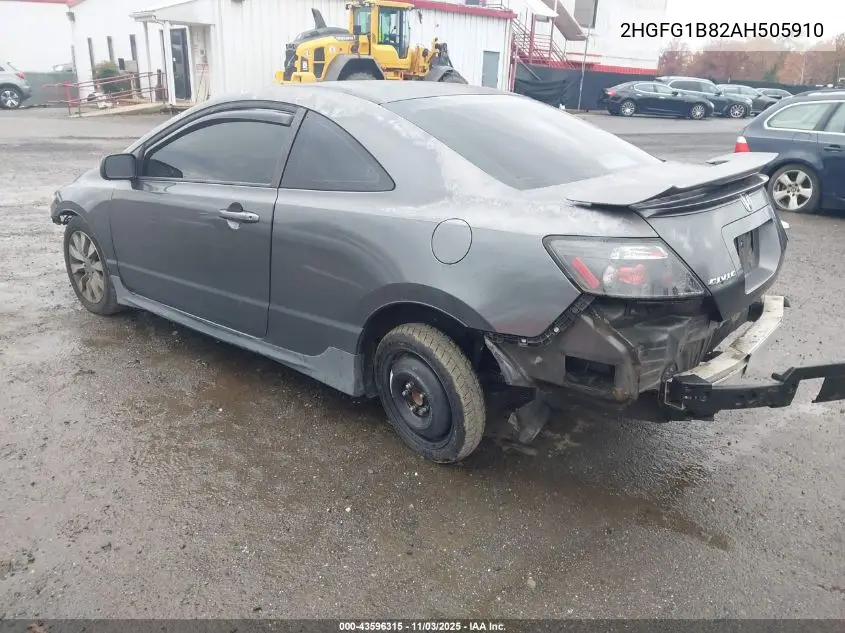 2HGFG1B82AH505910 2010 Honda Civic Ex