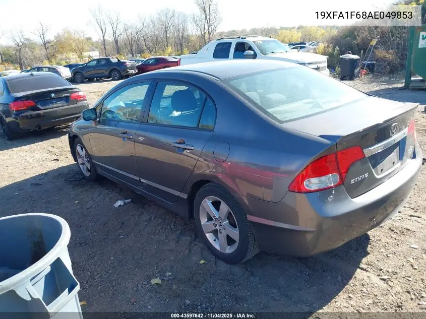 19XFA1F68AE049853 2010 Honda Civic Lx-S