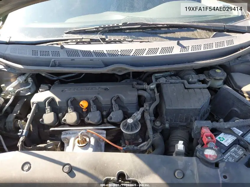 19XFA1F54AE029414 2010 Honda Civic Lx