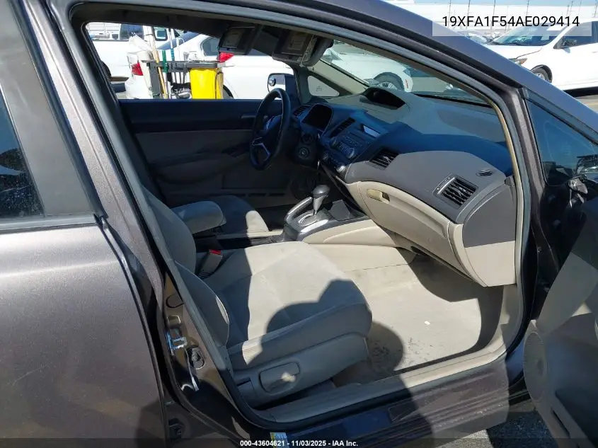 19XFA1F54AE029414 2010 Honda Civic Lx